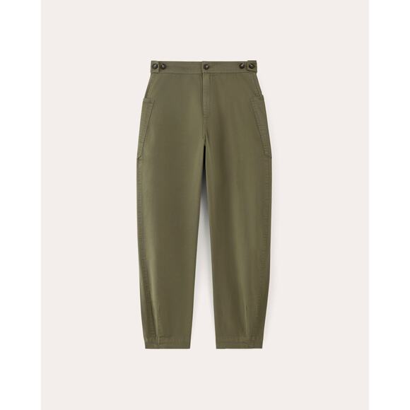Everlane The Fatigue Barrel Pant in Kalamata Olive Green 14 - Picture 6 of 6